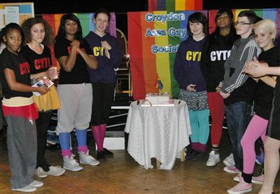 Croydon Youth Theatre members
